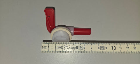 Absperrhahn 3/4" / 100mm für Wasserkanister / Hahnverschluss ohne Entlüftung