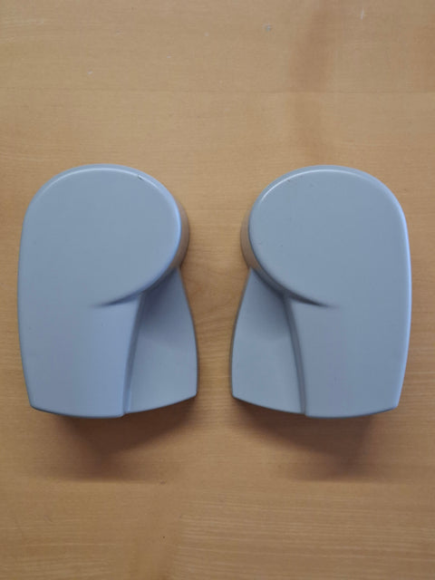 Jeu d'embouts Thule Omnistor 5102 gauche, droite – Blanc, Gris – Pièce de rechange 1500601203