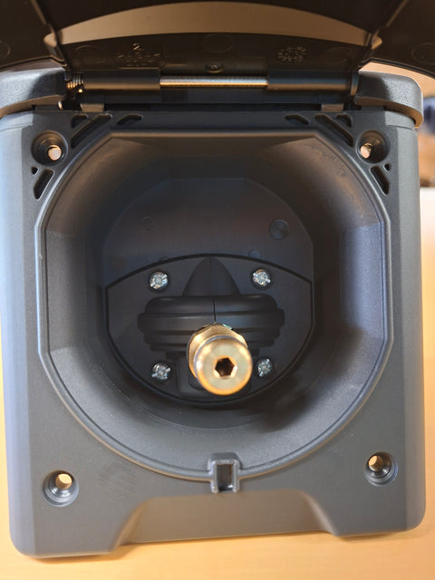Magnete per allacciamento idrico urbano grigio chiaro,