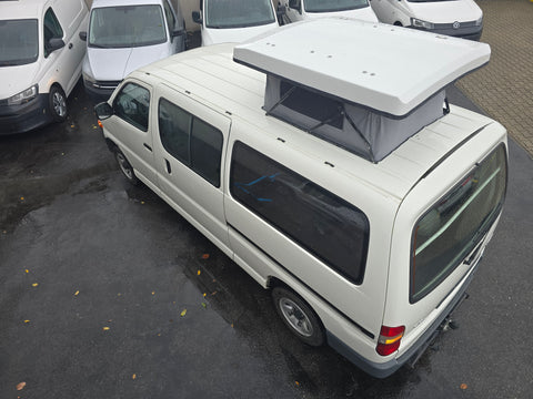 Toit relevable universel pour mini camping-car (ex : Kangoo, Berlingo) Standard Blanc - Mécanisme 90°