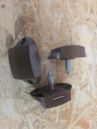 Schloss Push Lock, braun, Maxi