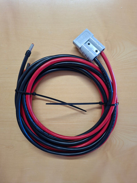 Carbest Anschlusskabel 3 m mit 50 A Hochstrom-Batteriesteckverbinder – 10 mm²