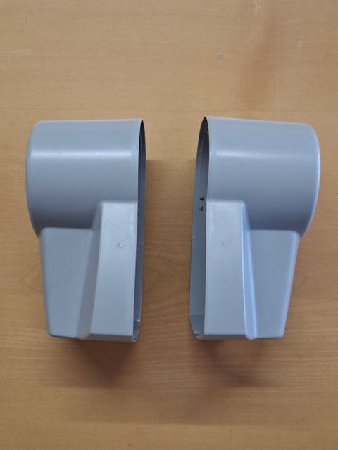 Jeu d'embouts Thule Omnistor 5102 gauche, droite – Blanc, Gris – Pièce de rechange 1500601203