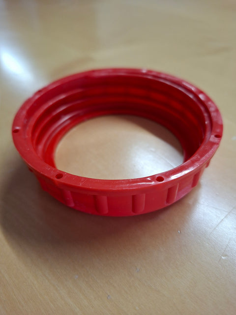 Anello di chiusura DIN 96 per tanica d'acqua – Rosso, plastica