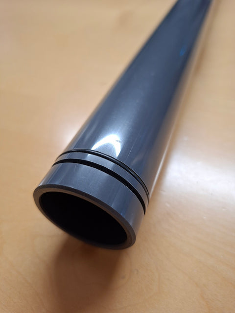 Abwasserrohr 40 mm, 0,5 m – beidseitig mit O-Ringen