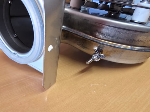 Ventilateur de rechange avec boîtier pour toilettes à incinération Cinderella Travel – compatible avec l'art. n° 66370