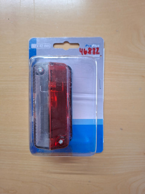 Seitenmarkierungsleuchte, Umrissleuchte rot,weiss – 92 × 43 × 37 mm