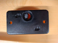 Seitenmarkierungsleuchte gelb mit Rückstrahler – 74 × 45 × 25 mm