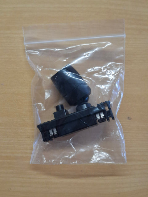LED-Ergänzungsspot mit Schalter für Stromschienensystem – Schwarz, 12 V , 1 W