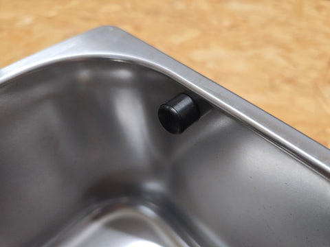Waschbecken / Lavabo / Spülbecken / Spüle / Brünneli - mit Glasabdeckung