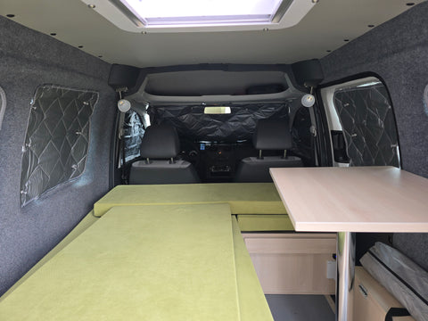 VW Caddy 4 - Thermomatte / Isolationsmatte / Innenisolierung - Set 8-teilig für VW Caddy 4 kurzer Radstand 2006-2020