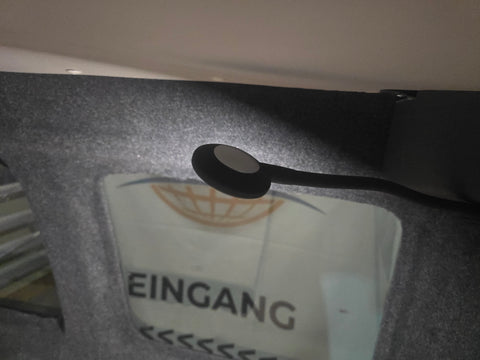 Luce di lettura a LED - nera