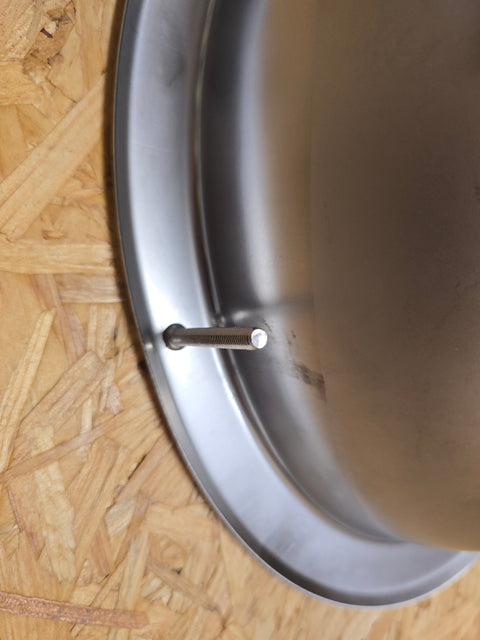 lavabo ovale en acier inoxydable 340