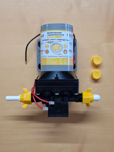 LILIE Soft Serie Druckwasserpumpe – 12 V, 7,5 l min, 1,4 bar, Bypass-Steuerung