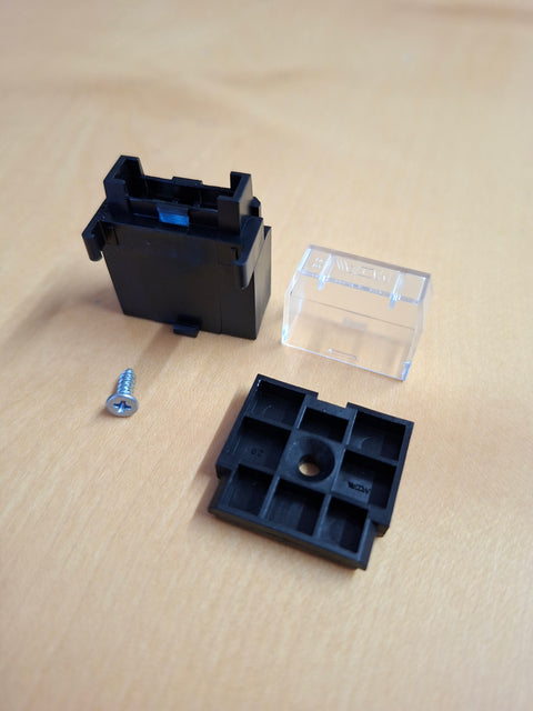 Portafusibile per auto 6,3x0,8mm per collegamento cavi (porta spina piatta)