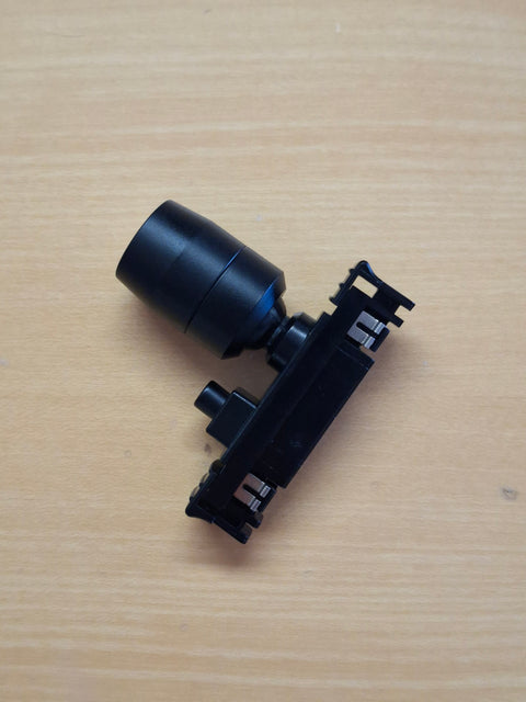 LED-Ergänzungsspot mit Schalter für Stromschienensystem – Schwarz, 12 V , 1 W