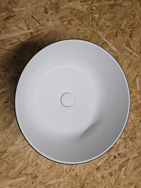 Waschbecken / Lavabo / Spülbecken / Spüle / Brünneli  - rund aus Ocritech, 300 mm