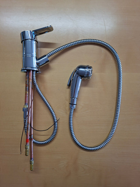 Miscelatore monocomando PARMA con doccetta estraibile – Shorty, flessibile da 1,5 m