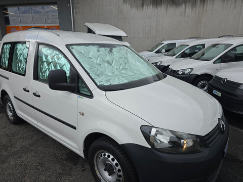 VW Caddy 4 Fahrerhaus - Thermomatte / Isolationsmatte / Innenisolierung - Set 3-teilig für VW Caddy 4 kurzer und langer Radstand 2006-2020