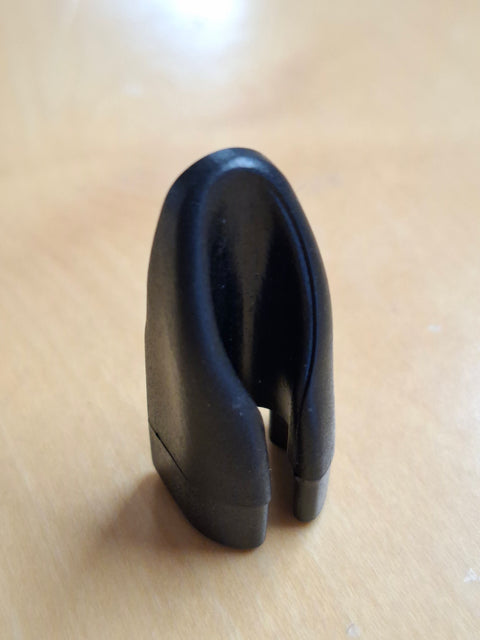 Einfädelhilfe , Endstück für Kederschiene – Schwarz, Kunststoff