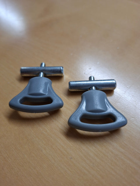 Reimo Tent Sperrstück für Kederschiene Ø 7 mm mit Griff – Kederstopper, 2 Stück