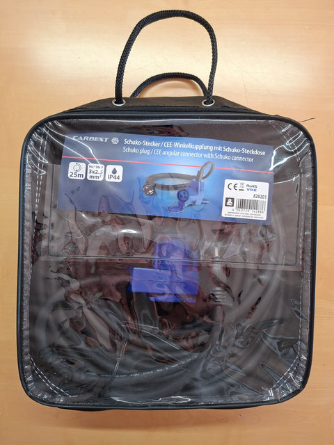 Cavo adattatore Carbest Schuko/angolo 25 m