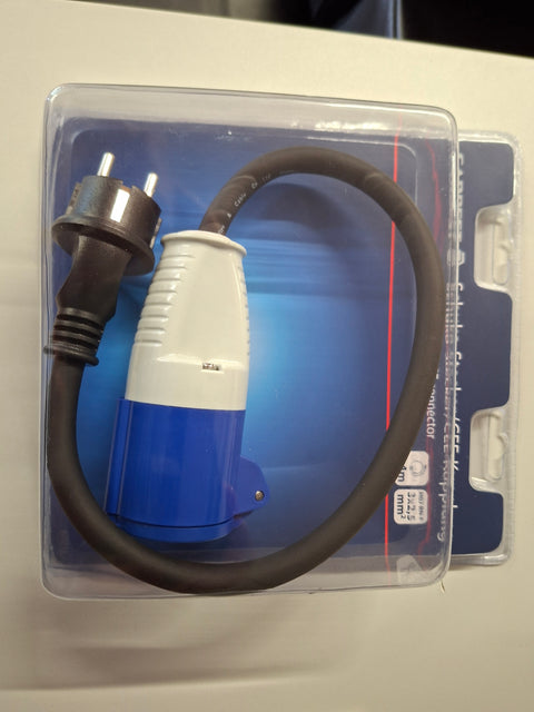 Carbest CEE-Adapterkabel Schuko-Stecker/CEE-Kupplung