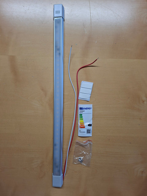 Carbest LED-Linienleuchte 468 mm – Aluminium, 12, 24 V, warmweiss