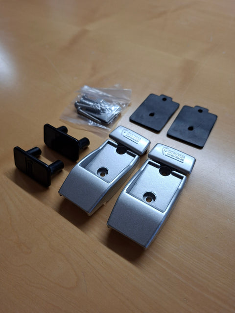 Thule Wandhalterungen für Markisen-Stützfüsse – 2 Stück, Aluminium