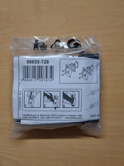 Thule Wandhalterungen für Markisen-Stützfüsse – 2 Stück, Aluminium