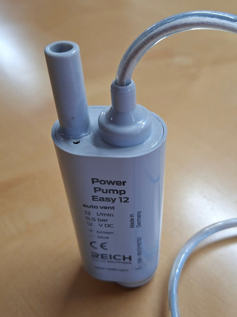 Pompa a immersione Easy 12 V – 12 l/min, 0,5 bar, filtro di protezione incluso