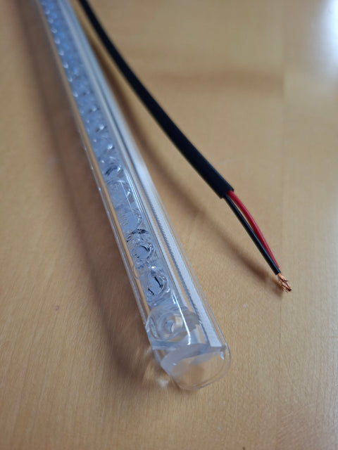 LED-Zusatzbremsleuchte mit 28 LEDs – 12 V, weisse Lichtscheibe