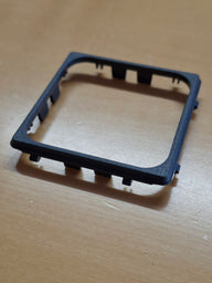Hilfsrahmen schiefergrau für 12 V USB- oder Normsteckdose