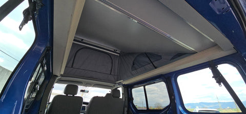 Aufstelldach / Schlafdach / Hubdach für Renault Trafic/ Nissan Primastar / OPEL Vivaro bis 2014 / Vorne hoch - Inklusive Montage/ Eintragung/ Leihwagen