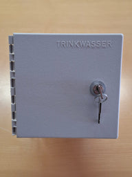 Tubulure de remplissage d'eau avec clapet verrouillable – Blanc, Ø 40 mm