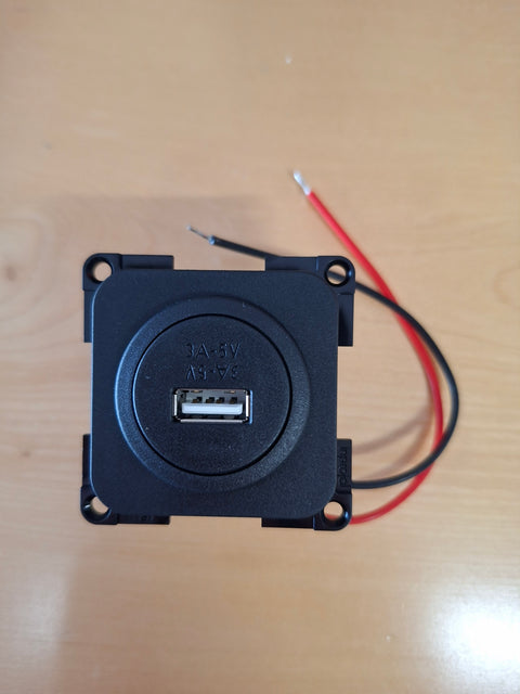 Prise de charge USB 1 voie Couleur : noir