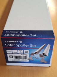 Kit de déflecteurs de montage en aluminium pour panneau solaire - Largeur jusqu'à 550 mm - Blanc