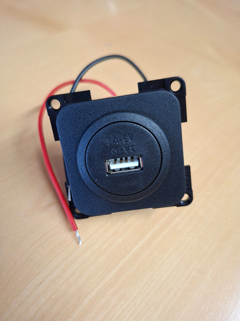 Prise de charge USB 1 voie Couleur : noir