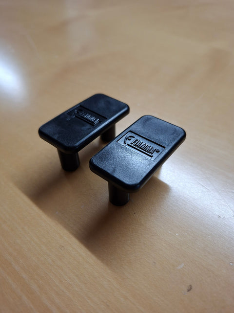 Thule Wandhalterungen für Markisen-Stützfüsse – 2 Stück, Aluminium