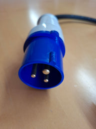 Câble adaptateur CEE Carbest : couplage Schuko/fiche CEE 3x2,5 mm 40 cm de long