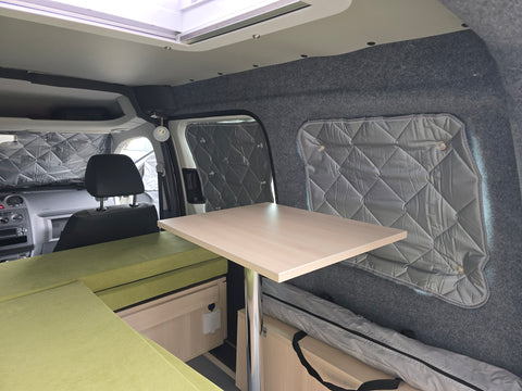 VW Caddy 4 - Thermomatte / Isolationsmatte / Innenisolierung - Set 8-teilig für VW Caddy 4 kurzer Radstand 2006-2020