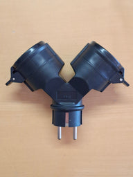Carbest Schuko-Verteilerstecker 2-fach – 230 V , 16 A, max. 3680 W, IP44