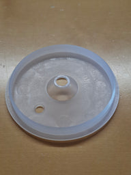 Cappuccio antipolvere DIN 96 per taniche a bocca larga – con passaggio per pompa a immersione e tubo dell'acqua