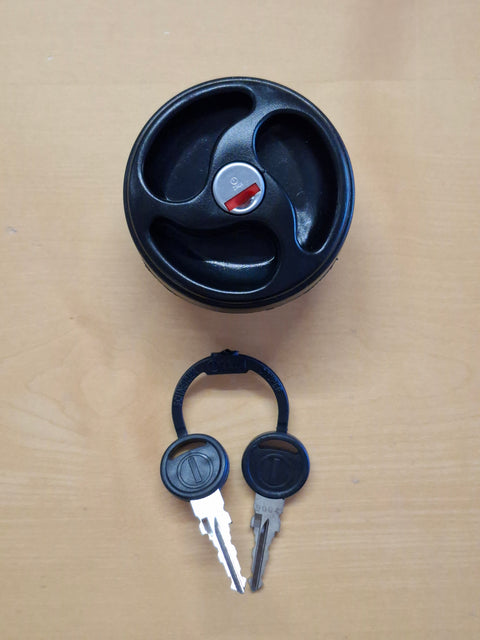 Bouchon de réservoir, 3 poignées, noir
