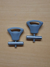 Reimo Tent Sperrstück für Kederschiene Ø 7 mm mit Griff – Kederstopper, 2 Stück