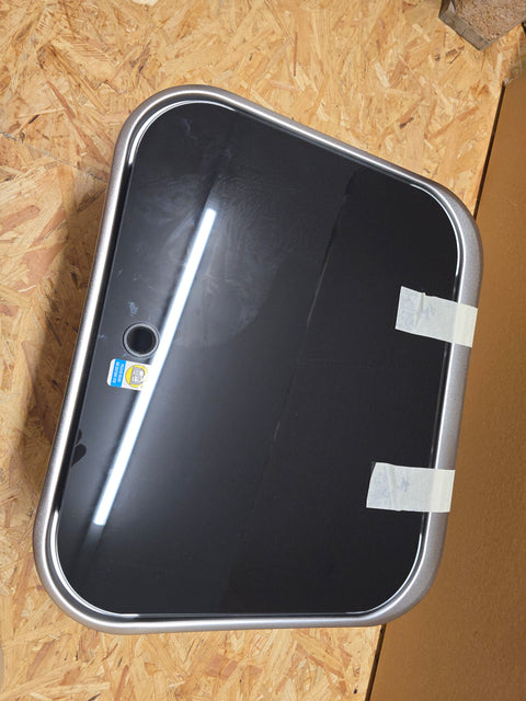 Waschbecken / Lavabo / Spülbecken / Spüle / Brünneli - Edelstahl, mit Glasabdeckung, Carbest