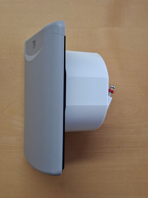 Presa esterna universale 12 V per veranda con 2 attacchi SAT e chiusura magnetica – Grigio chiaro