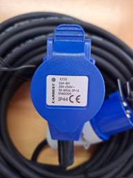 Carbest CEE-Anschlusskabel 30 m – CEE-Stecker auf CEE-Winkelkupplung, 3 × 1,5 mm²