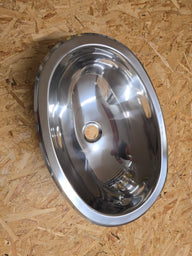 Waschbecken / Lavabo / Spülbecken / Spüle / Brünneli - oval Edelstahl 432 mm