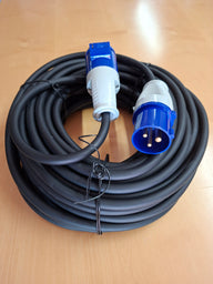 Carbest CEE-Verlängerungskabel 25 m – H07RN-F 3G2,5 mm², 230 V , 16 A, IP44, inklusive Tragetasche